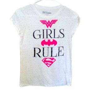 Girls superheroes‎ short sleeve T-shirt